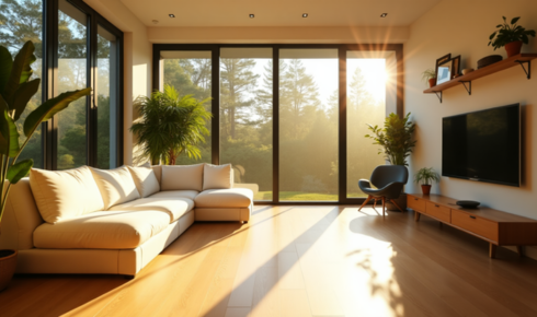 How can comparing natural light in the same flat during morning and afternoon visits affect your decision