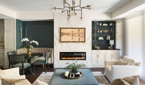 What difference does adding simple wall-mounted shelves make in rooms with very little floor space