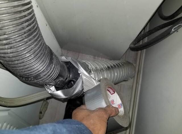 Dryer Exhaust Line Repair